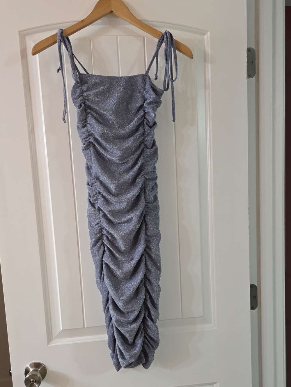 Jump Light Blue Shimmer Top